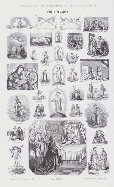 Religious Subjects by French School