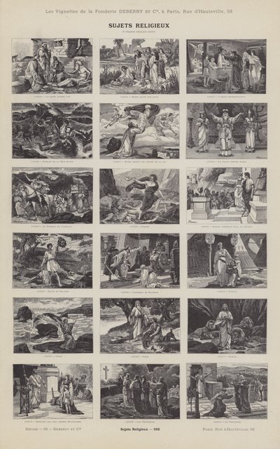 Religious Subjects by French School