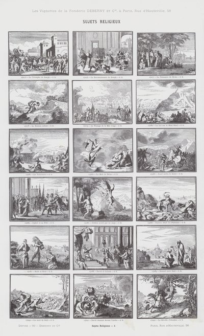 Religious Subjects by French School