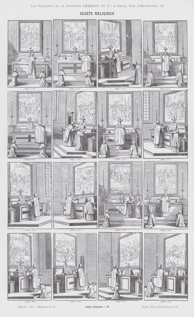 Religious Subjects by French School