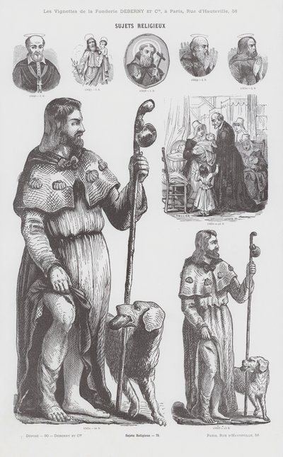 Religious Subjects by French School
