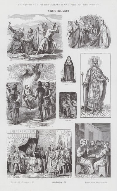 Religious Subjects by French School
