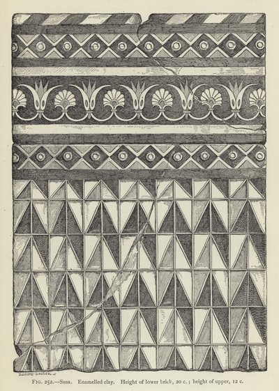 Susa, Enamelled Clay by French School