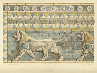 Susa, Lions Frieze by French School