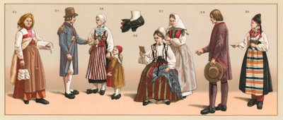 Sweden Costume by French School