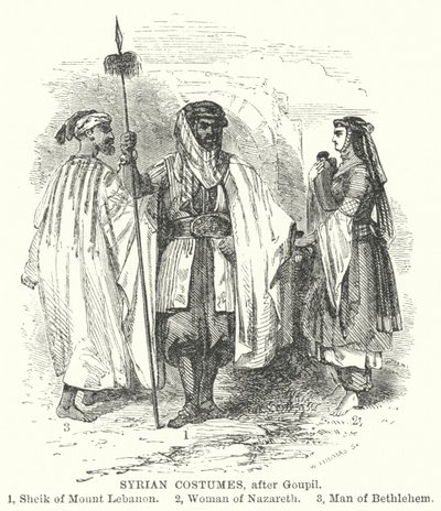 Syrian Costumes by French School