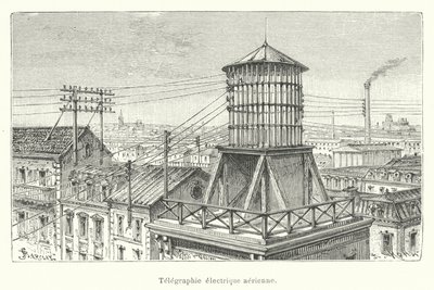 Aerial Electric Telegraphy by French School