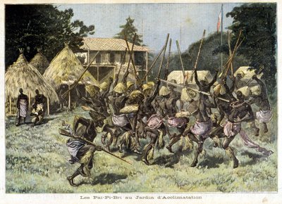 The Africans Pai-Pi-Bri at the Garden of Acclimation - in Le Petit Journal of 05/08/1893 by French School