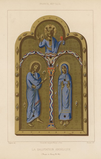 The Angelic Salutation by French School