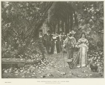 The Betrothed by French School