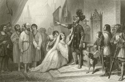 The Burghers of Calais before King Edward of England by French School