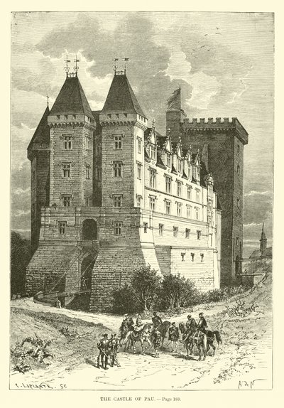 The Castle of Pau by French School