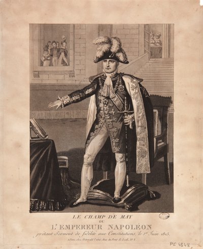 The Champ de Mai, or The Emperor Napoleon Swearing the Oath of Fidelity to the Constitution by French School