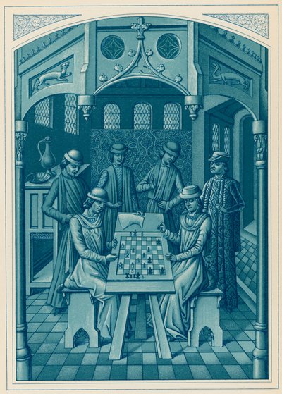 The Chess Players by French School