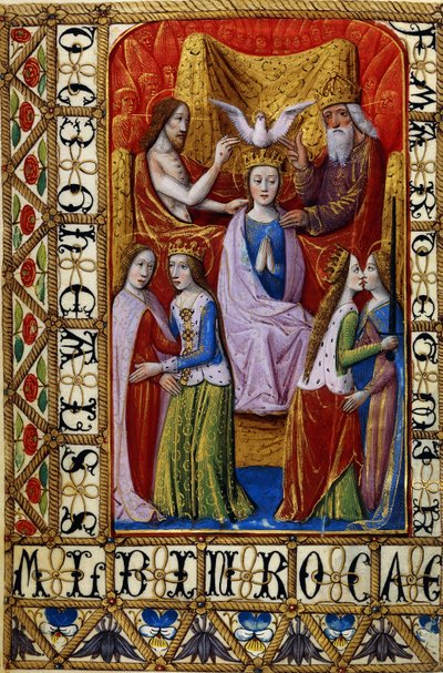 The Coronation of the Virgin by the Holy Trinity by French School