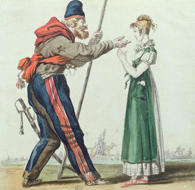 The Cossack in Paris by French School
