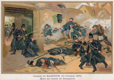 Death of the Comte de Dampierre during the Fighting at Bagneux by French School