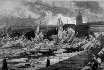 The Debacle (Frost) of the Neva River at St. Petersburg by French School
