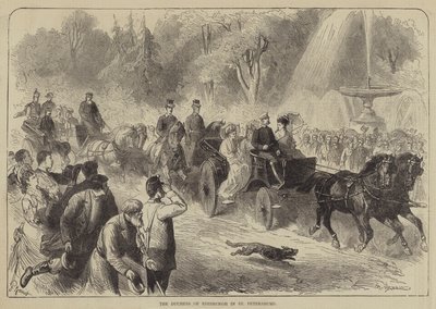 The Duchess of Edinburgh in St Petersburg by French School