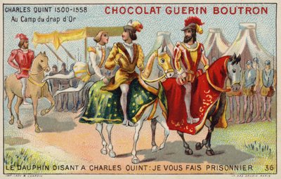 The Emperor Charles V at the Field of the Cloth of Gold by French School