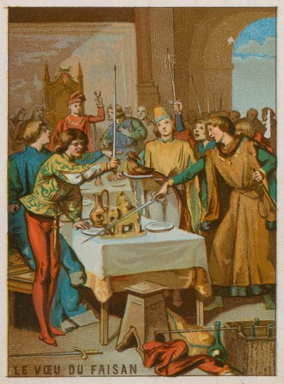 The Feast of the Vow of the Pheasant by French School