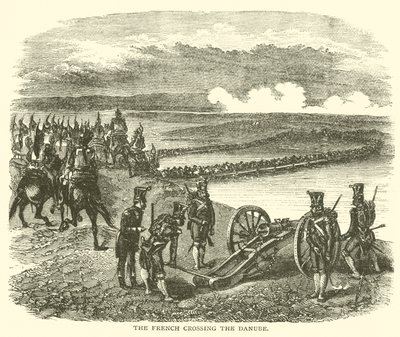 The French Crossing the Danube by French School