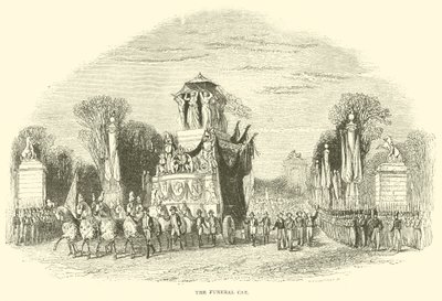 The Funeral Car (engraving) by French School