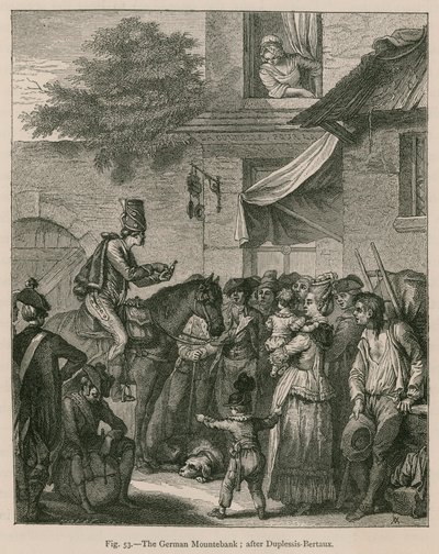 The German Mountebank; after Duplessis-Bertaux by French School