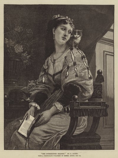 The Interrupted Reading by French School