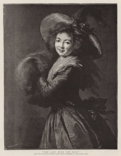 The Lady with the Muff by French School