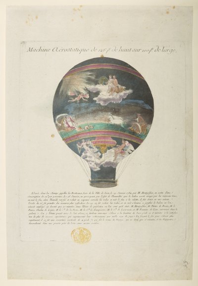 The Montgolfier Balloon with 