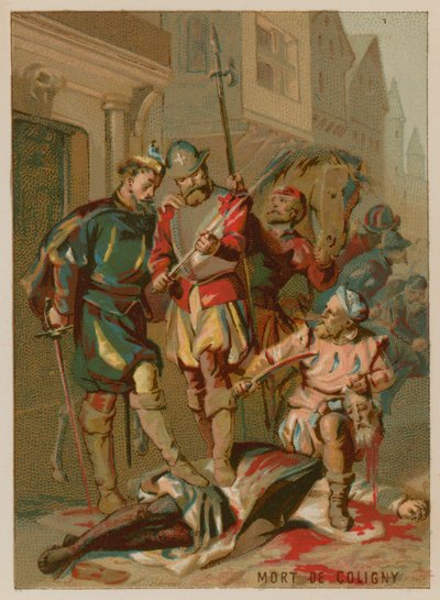 The Murder of Coligny by French School
