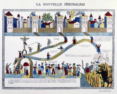 The New Jerusalem: the Last Judgment - image of Epinal by French School