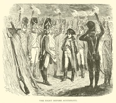 The Night before Austerlitz by French School