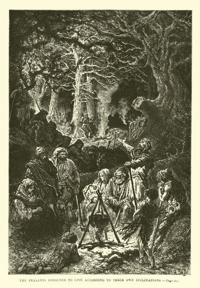The Peasants Resolved to Live According to Their Own Inclinations by French School