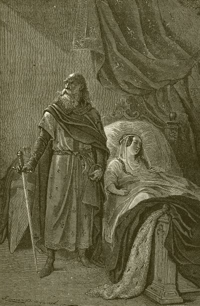 The Queen Margaret and the Old Knight by French School