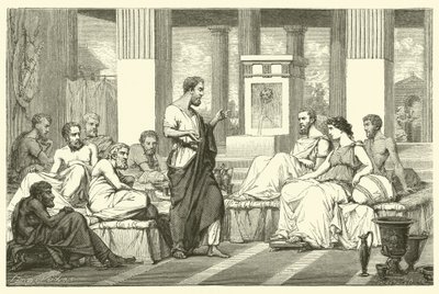 The Seven Sages of ancient Greece by French School