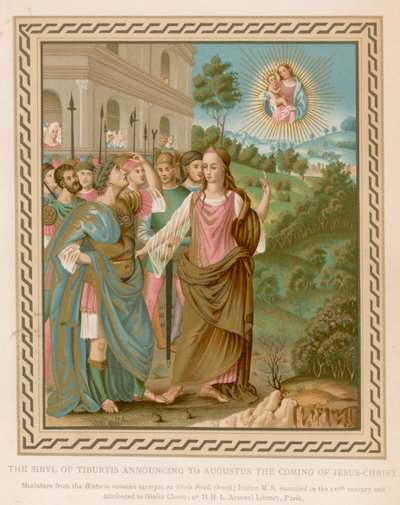 The Sibyl of Tiburtis Announcing to Augustus the Coming of Jesus Christ by French School