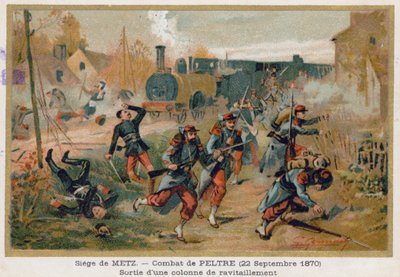 Siege of Metz, Peltre by French School