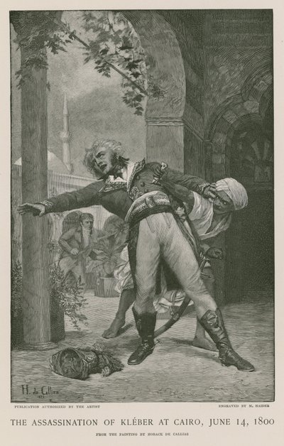 The Assassination of Kleber at Cairo by French School