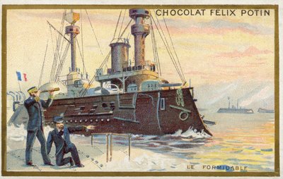 The Battleship Le Formidable by French School