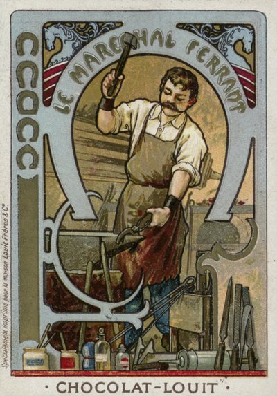 The Blacksmith by French School
