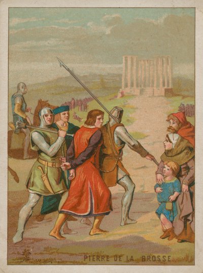 The capture of Pierre de la Brosse by French School