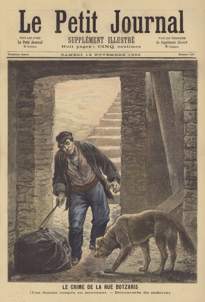 The crime of Rue Botzaris by French School