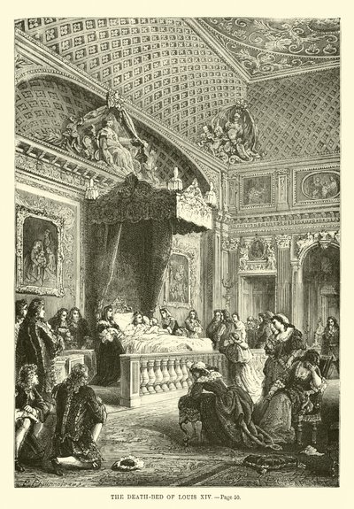 The Death-Bed of Louis XIV by French School
