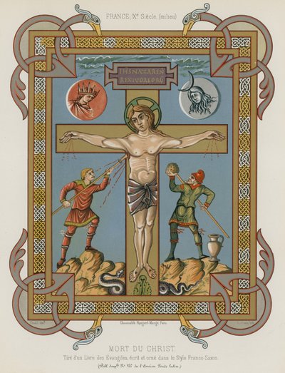 The death of Christ by French School