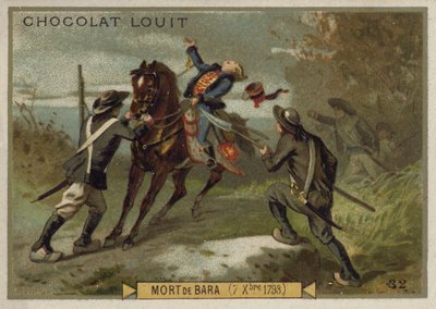 The death of Joseph Bara, Vendee Uprising, 7 December 1793 by French School