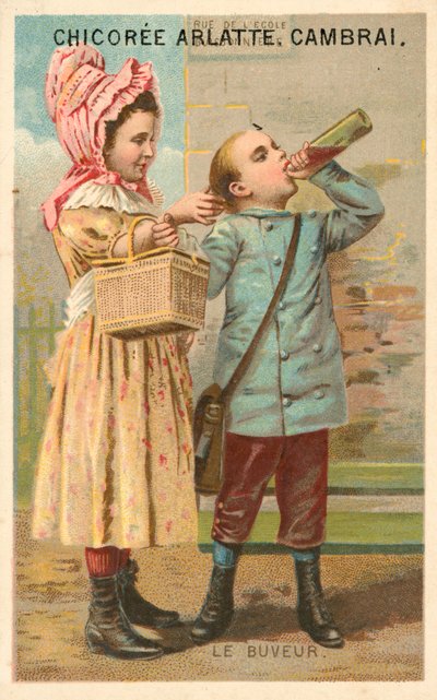 The drinker by French School