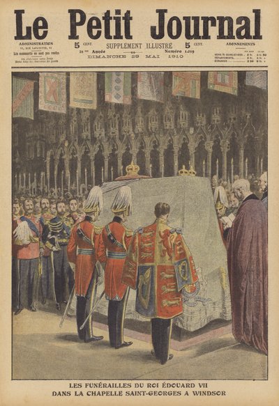 The funeral of King Edward VII in St George