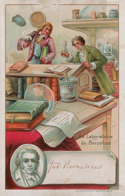 The Laboratory of Berzelius by French School